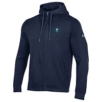 Men's Under Armour Navy UNC Wilmington Seahawks All Day Full-Zip Jacket