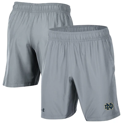 Men's Under Armour Gray Notre Dame Fighting Irish Woven Shorts
