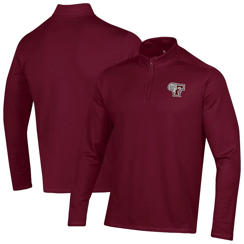 Men's Under Armour  Maroon Fordham Rams Motion Quarter-Zip Jacket