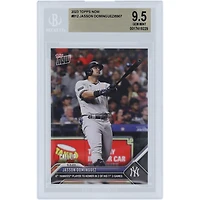 Jasson Domínguez New York Yankees 2023 Topps Now 4th Yankees Player to Homer in 2 of His 1st 3 Games #812 BGS Authenticated 9.5 Rookie Card