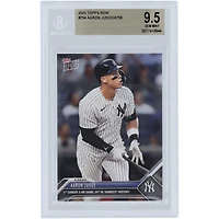 Aaron Judge New York Yankees 2023 Topps Now 1st Career 3-HR Game, 34th in Yankee History #754 BGS Authenticated 9.5 Card