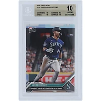 Julio Rodriguez Seattle Mariners 2023 Topps Now 1st Mariners Player w/ 3 Consecutive 4+ Hit Games #723 BGS Authenticated 10 Card - 10,9.5,10,10 Subgrades