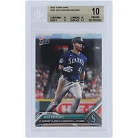 Julio Rodriguez Seattle Mariners 2023 Topps Now 1st Mariners Player w/ 3 Consecutive 4+ Hit Games #723 BGS Authenticated 10 Card - 10,10,10,9.5 Subgrades
