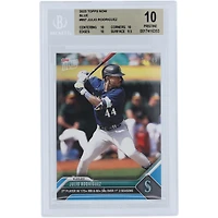 Julio Rodriguez Seattle Mariners 2023 Topps Now 2nd Player w/ 175+ RBI & 60+ SBs Over 1st 2 Season Blue #897 #/49 BGS Authenticated 10 Card - 10,10,10,9.5 Subgrades