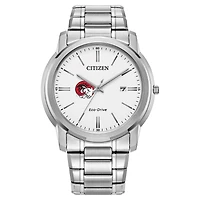 Men's Citizen Watch  Silver Winston-Salem State Rams Classic Eco-Drive Steel Watch