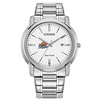 Men's Citizen Watch  Silver Bucknell Bison Classic Eco-Drive Steel Watch