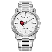 Men's Citizen Watch  Silver Arkansas State Red Wolves Classic Eco-Drive Steel Watch
