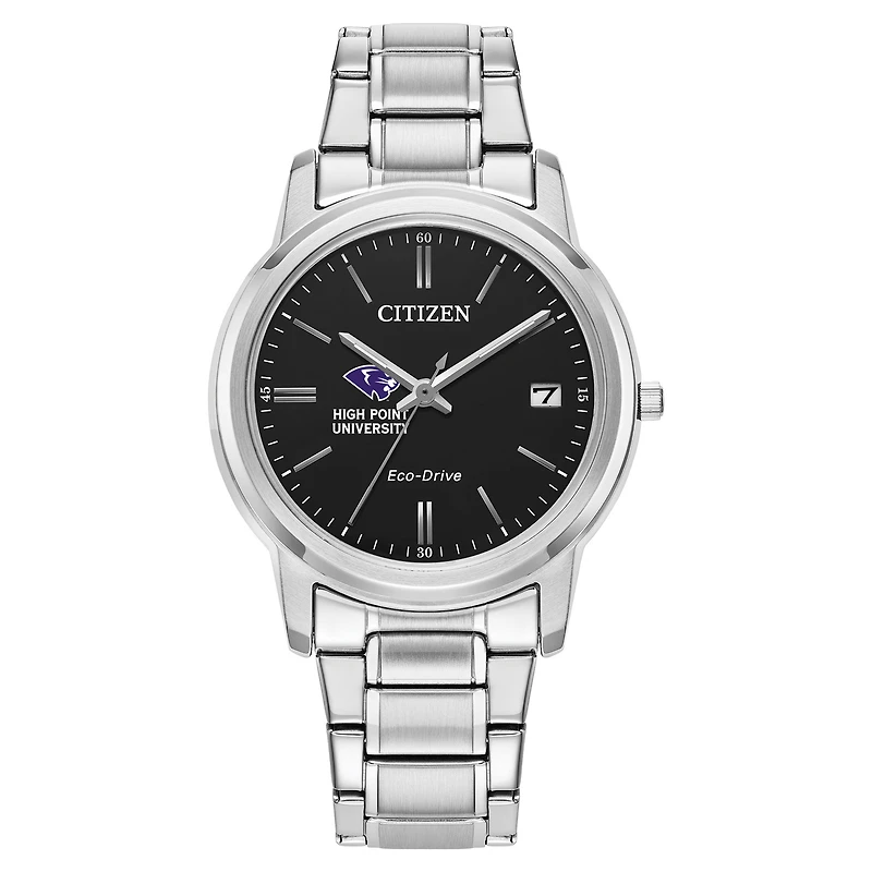 Women's Citizen Watch  Silver High Point Panthers Classic Eco-Drive Black Dial Watch