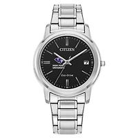Women's Citizen Watch  Silver High Point Panthers Classic Eco-Drive Black Dial Watch