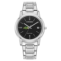 Women's Citizen Watch  Silver NDSU Bison Classic Eco-Drive Black Dial Watch