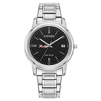 Women's Citizen Watch  Silver Mississippi Valley State Delta Devils Classic Eco-Drive Black Dial Watch