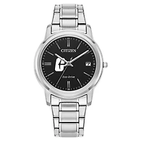 Women's Citizen Watch  Silver Charlotte 49ers Classic Eco-Drive Black Dial Watch