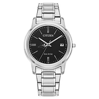 Women's Citizen Watch  Silver Providence Friars Classic Eco-Drive Black Dial Watch