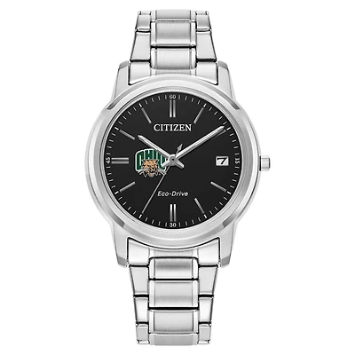 Women's Citizen Watch  Silver Ohio Bobcats Classic Eco-Drive Black Dial Watch