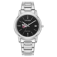 Women's Citizen Watch  Silver Southern Illinois Salukis Classic Eco-Drive Black Dial Watch