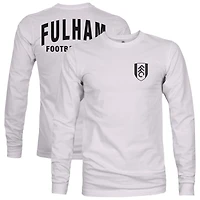 Men's 1863FC  Silver Fulham Team Arch Long Sleeve T-Shirt