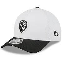 Youth New Era  White/Black Baltimore Ravens 2025 NFL Training Camp A-Frame 9FORTY Adjustable Hat