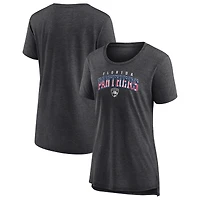 Women's Gray Florida Panthers Proud Tri-Blend T-Shirt