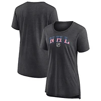Women's Gray NHL Proud Tri-Blend T-Shirt