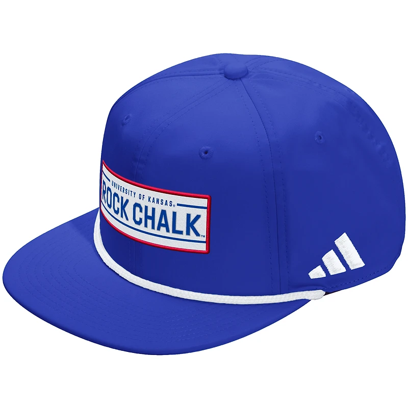 Unisex adidas  Royal Kansas Jayhawks Locker Room Rope Adjustable Hat