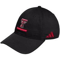 Men's adidas Black Texas Tech Red Raiders Locker Room Adjustable Slouch Hat