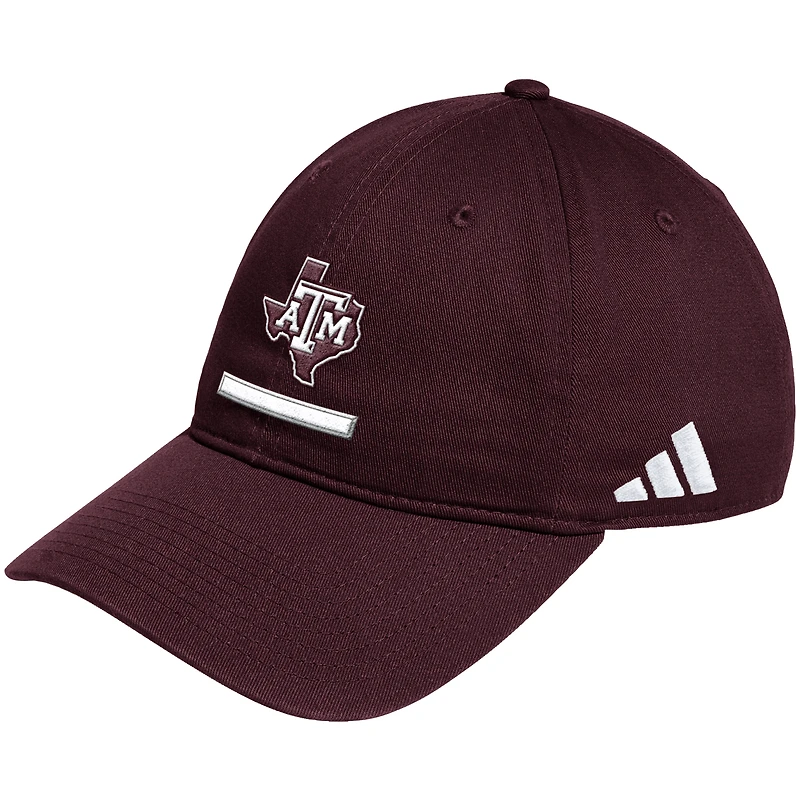 Men's adidas Maroon Texas A&M Aggies Locker Room Adjustable Slouch Hat