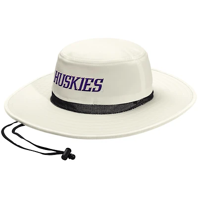 Unisex adidas  Cream Washington Huskies Wide Brim Boonie Bucket Hat