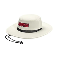 Unisex adidas  Cream Louisville Cardinals Wide Brim Boonie Bucket Hat