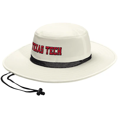 Unisex adidas  Cream Texas Tech Red Raiders Wide Brim Boonie Bucket Hat