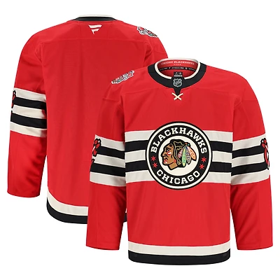 Men's Fanatics Red Chicago Blackhawks 2025 NHL Winter Classic Authentic Pro Jersey