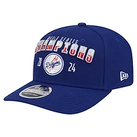 Men's New Era  Royal Los Angeles Dodgers 2024 World Series Champions 9SEVENTY Adjustable Hat