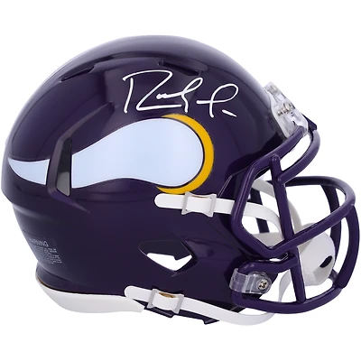Randy Moss Minnesota Vikings Autographed Riddell 1983-2001 Throwback Speed Mini Helmet