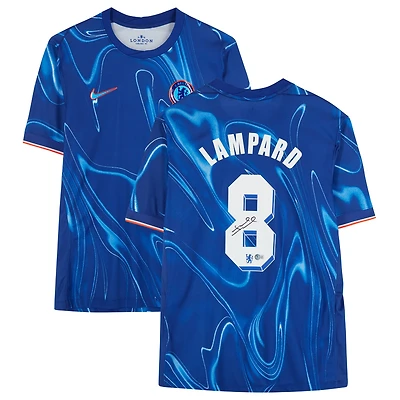 Frank Lampard Chelsea Autographed 2024-25 Blue Home Nike Jersey - BAS