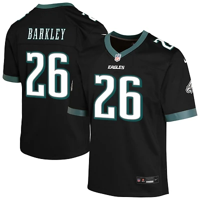 Youth Nike Saquon Barkley Black Philadelphia Eagles Alternate Game Jersey