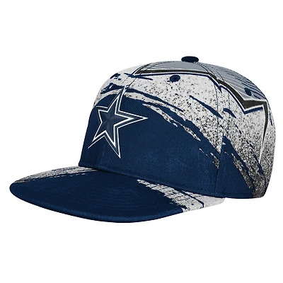 Youth Outerstuff  Navy Dallas Cowboys Make Noise Adjustable Hat