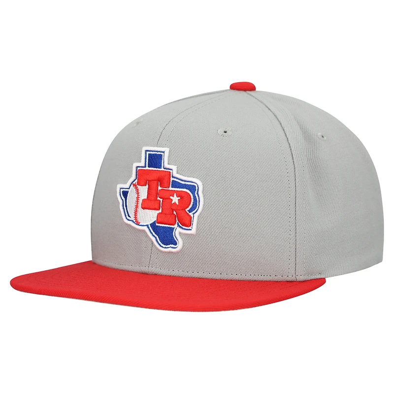 Men's Mitchell & Ness Texas Rangers Cooperstown Collection Basic Flip Snapback Hat