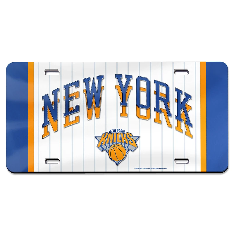 WinCraft New York Knicks 2024/25 City Edition Laser-Cut Acrylic License Plate