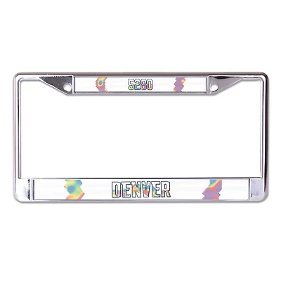 WinCraft  Denver Nuggets 2024/25 City Edition Laser Cut Metal License Plate Frame