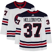 Connor Hellebuyck Winnipeg Jets Autographed White Heritage Classic adidas Authentic Jersey