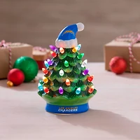 Los Angeles Chargers 8" Light Up Ceramic LED Christmas Tree