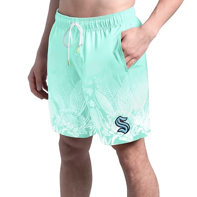 Men's Margaritaville  Mint Seattle Kraken Lagoon Fiesta Swim Short