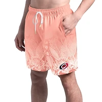 Men's Margaritaville  Pink Carolina Hurricanes Lagoon Fiesta Swim Short