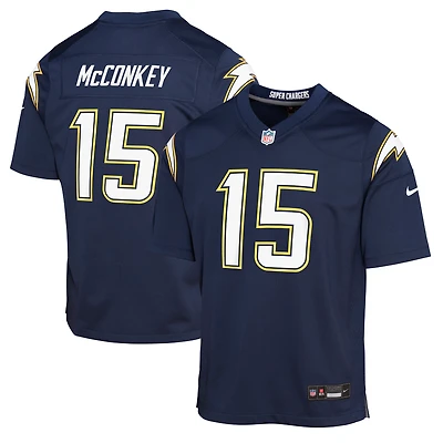 Youth Nike Ladd McConkey Navy Los Angeles Chargers Alternate Super Game Player Jersey