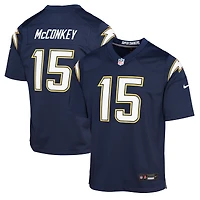Youth Nike Ladd McConkey Navy Los Angeles Chargers Alternate Super Game Player Jersey