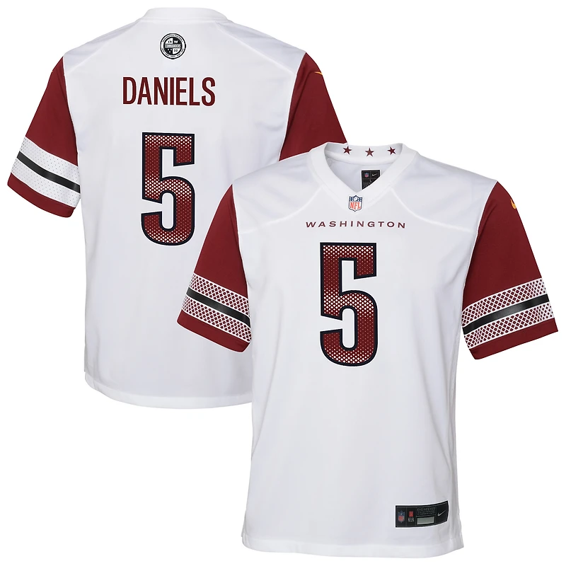 Youth Nike Jayden Daniels White Washington Commanders Game Jersey