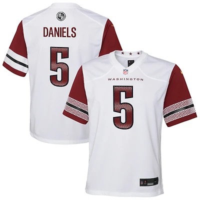 Youth Nike Jayden Daniels White Washington Commanders Game Jersey