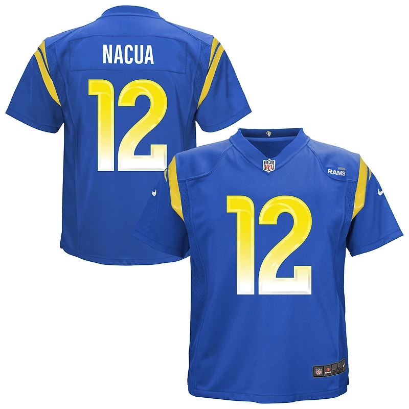 Preschool Nike Puka Nacua Royal Los Angeles Rams Team Player Game Jersey
