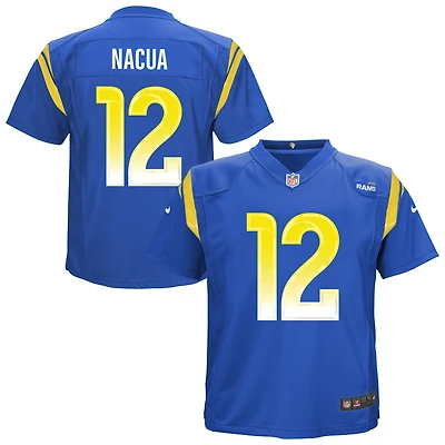 Preschool Nike Puka Nacua Royal Los Angeles Rams Team Player Game Jersey