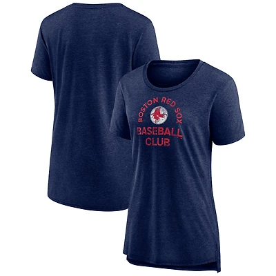 Women's Navy Boston Red Sox Selected First Tri-Blend T-Shirt