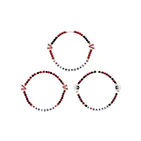 FOCO Arizona Diamondbacks 3-Pack Friendship Bracelet Set